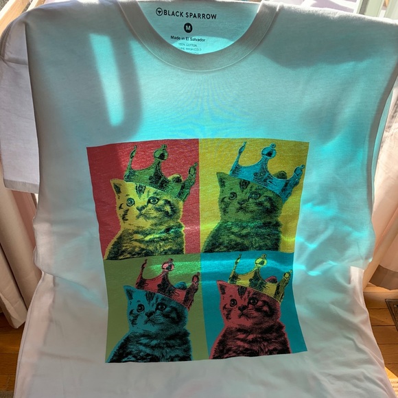 New queen kitten shirt, neon colors - Picture 2 of 6